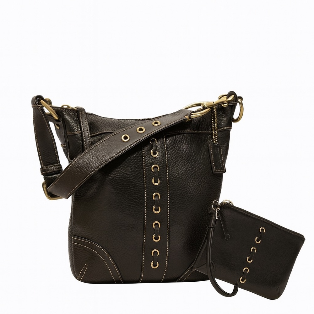 Coach Black Chelsea Bag with wallet